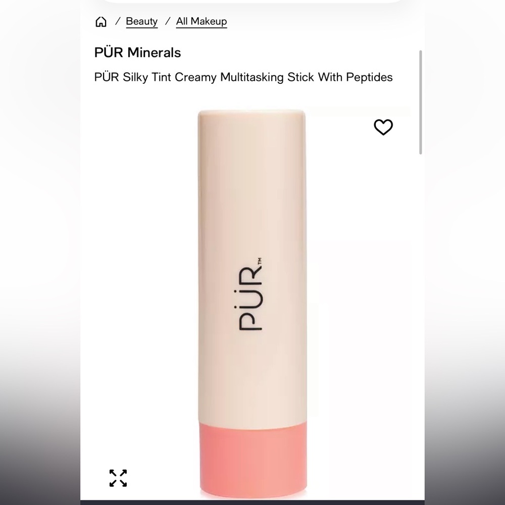 PÜR Minerals Silky Tint Creamy Stick  coral casmo